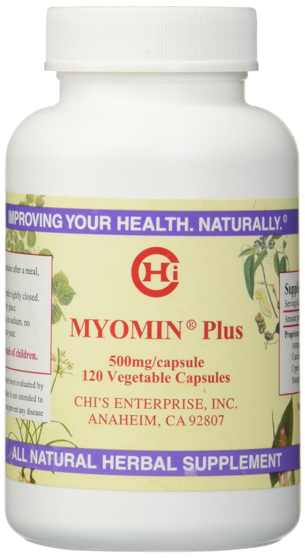 Chi's Enterprise Myomin Plus Capsules, 0.8 Ounce