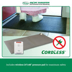 Smart Caregiver Wireless Floor Mat Alarm & Monitor, Bed Exit Monitoring