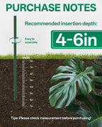 8 Pack 24 In Plant Support Stakes, Peony Cages And Supports with 15 Lables