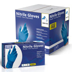 AroCare Nitrile Gloves, Disposable Gloves, Comfortable, Powder Free, Latex Free | 100-1000 (Medium, Case)