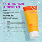 Good Molecules Cleanse, Tone & Moisturize Skincare Set – Hydrating Facial Cleansing Gel (200ml), Niacinamide Brightening Toner (120ml) & Lightweight Daily Moisturizer (100ml)