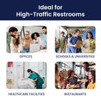 Hospeco HS-6141 Waxed Kraft Receptacle Liner Bags, 250 Count - Moisture-Resistant Feminine Hygiene Waste Bags, Fits Sanitary Disposal Units,9.25 x 10.5 x 3.25 in