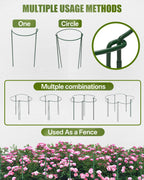 12 Pack 36 Inch Plant Support Stakes for Outdoor Plants and Indoor Flowers
