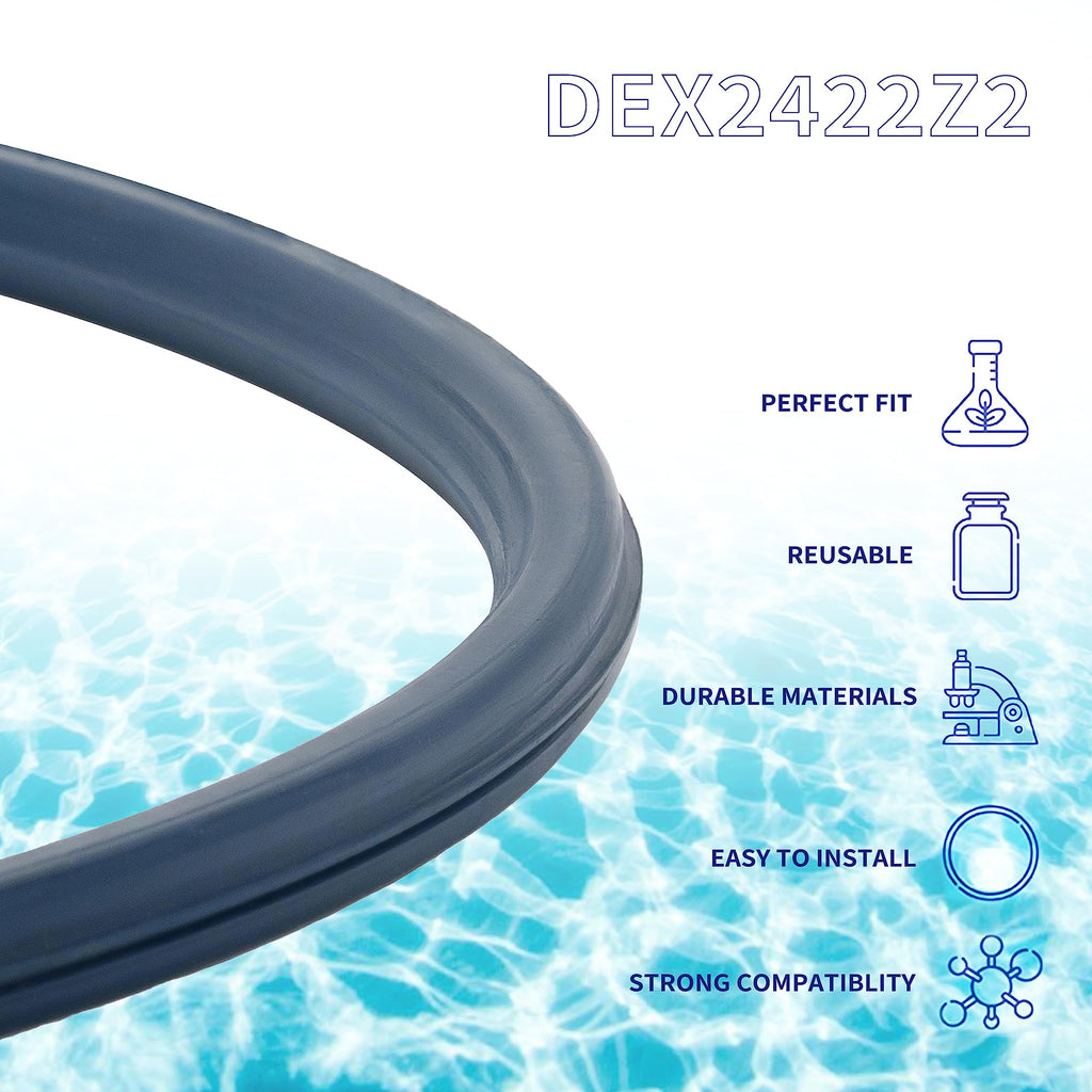 L Continue 1 Pcs DEX2422Z2 Metal Reinforced Seal,Replacement for Hayward C2030 C3030 C4030 C5030 C7030 and DE2420 DE3620 DE4820 DE6020 DE7220. (1, DEX2422Z2 Metal Reinforced Seal)