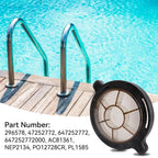 AOIT PL1585 Pool Pump Lid Basket Cover Replacement for Harris 72729 72730, Compatible with Doheny Above Ground Pool Pump 72728, PL1600 PL1601 HydroTools Fit for 0.75 hp 1 hp 1.5 hp with O-Ring