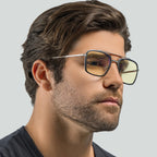 GUNNAR - Stark Industries Edition Blue Light Sunglasses - Blocks 65% Blue Light - Amber Tint