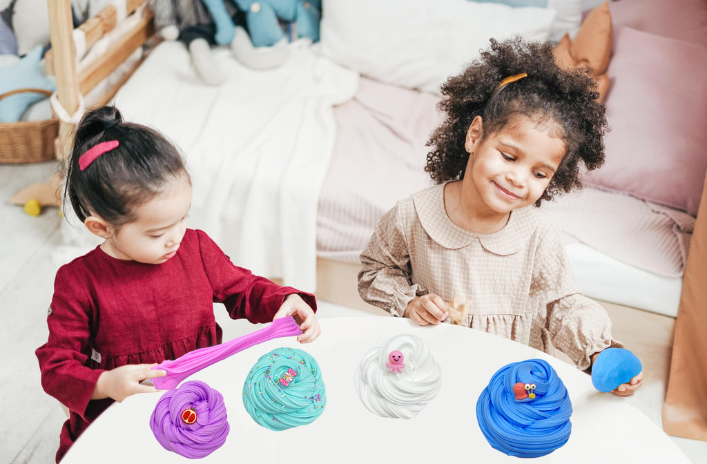 LKAXYTP 24 Pack Butter Slime Kit, Party Favor Supplies, Super Soft, Non-Sticky, Goody Bag Toy, Prize for Girl and Boys Ages 6+, Christmas Stocking Stuffers
