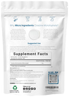 Creatine Monohydrate Powder 1 kg (2.2 Lbs), 5000mg Per Serv, Micronized Creatine Powder, Unflavored, Pure, No Filler, Keto & Vegan Friendly, Easy Dissolve Pre Workout Creatine for Women and Men