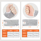 Evridwear Arm Protectors for Thin Skin and Bruising Cut Resistant Arm Sleeves Arm Guards Protective Sleeves for Men Women, 2 Pairs with Thumb Hole L/XL, Grey