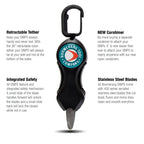 Boomerang Tool Company Long Snip Fishing Line Cutter for Fly Fishing with Retractable Tether and Stainless Steel Blades That Cut Braid Clean and Smooth Everytime!