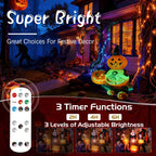 Askyli Pool Lights for Above Ground Pools, Upgraded Rechargeable Dynamic Lighting Inground Pool Lights that Float w/Remote, 16H Runtimes Underwater LED Pools Light with Timer Off for Hot Tub Pond-2PC