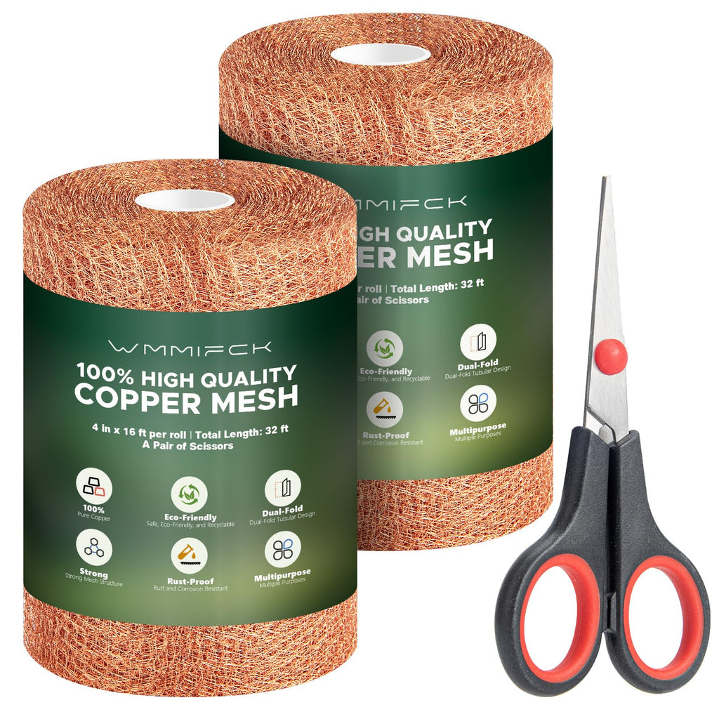 3rd Gen Copper Mesh Rodent Control, 100% Pure Copper Wool for Mice & Slugs