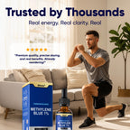 Blissta USP Pharmaceutical Grade Methylene Blue 1% Solution – Third-Party Lab Tested, Formaldehyde-Free, Heavy Metal Free –Nootropic - Cognitive Support, Brain Health, Energy & Focus Drops – 30ml