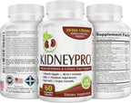 Kidney-Pro: with 21 Kidney Health Support Supplements in 1 Formula | Men & Women | Health Supplement Complex | 1-Month Supply | 60 Capsules