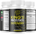 Kings Prostate Defender Capsules - Official Kings ProstateDefender Pills Advanced Supplement Support, All Natural Formula for Overall Health & Wellness Reviews, 60 Capsules for 1 Month