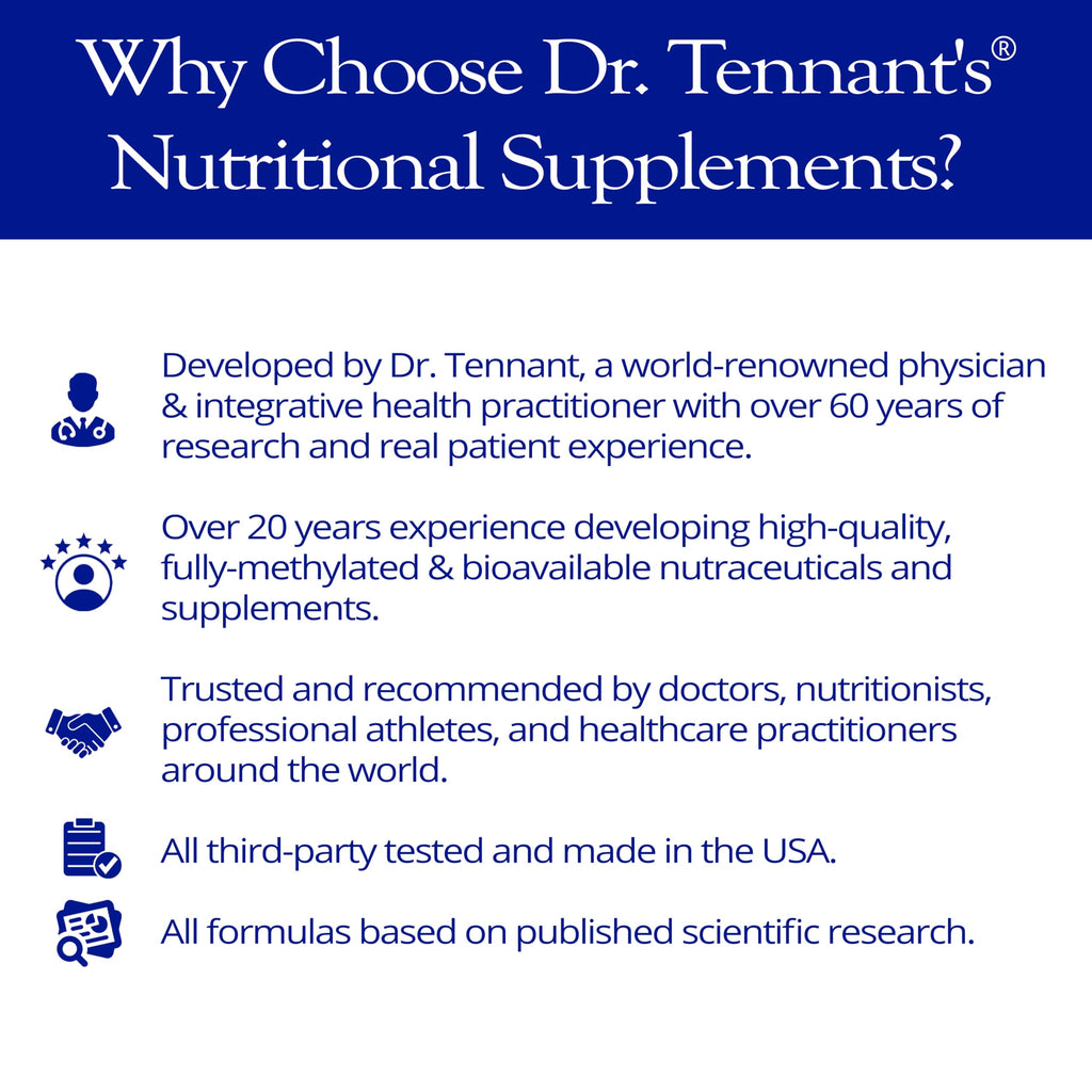 Dr. Tennant's Fulvic Super-Concentrate Liquid | Enhances Cellular Energy & Detoxification | Provides Essential Trace Minerals | 120-Day Supply