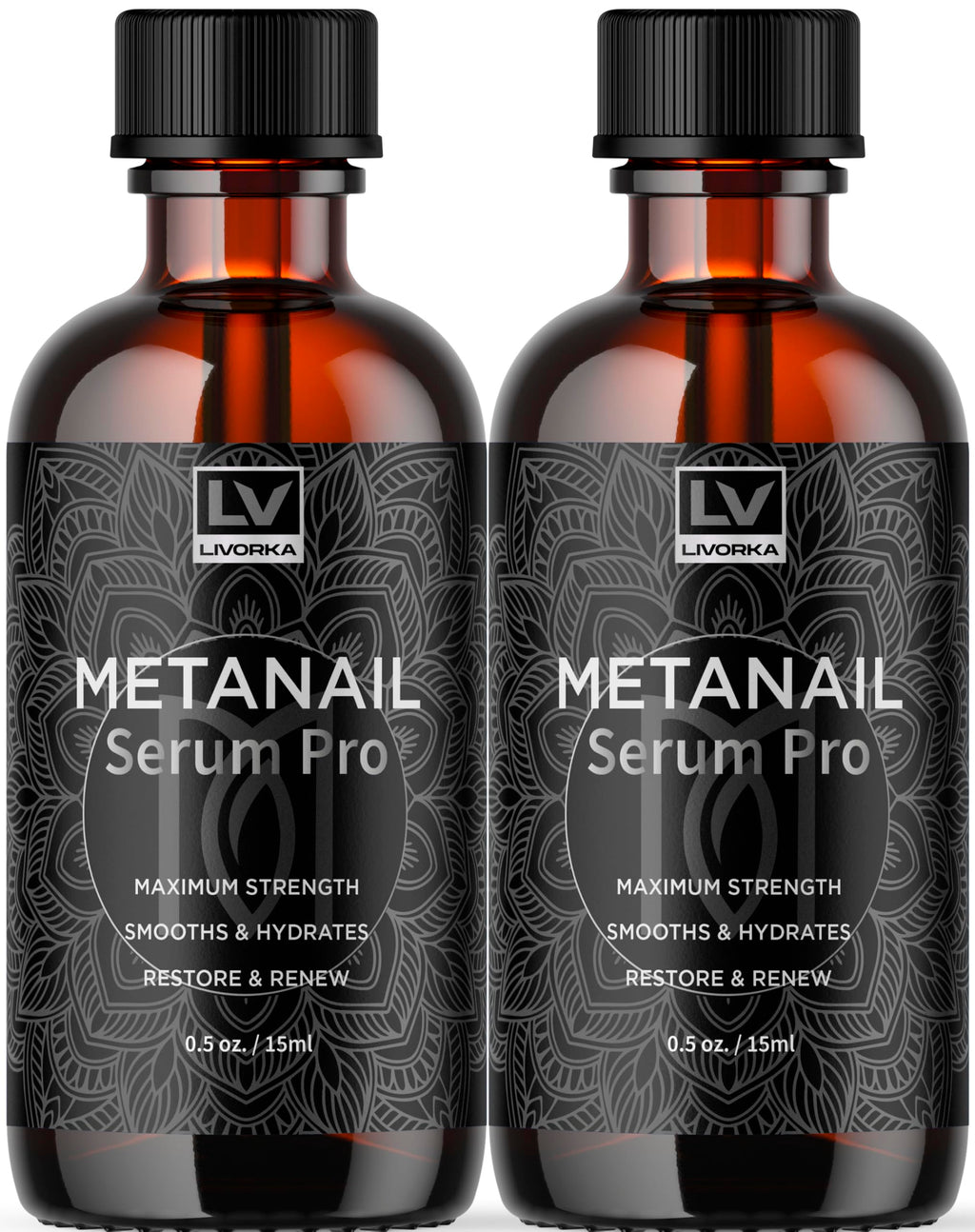 LIVORKA (2 Pack) Metanail Toenail Liquid, Metanail, Metanail Bottle, Meta Nail, Metanail Drops for Nails, Meta Nail Liquid, Metanail Nail 2 Bottles