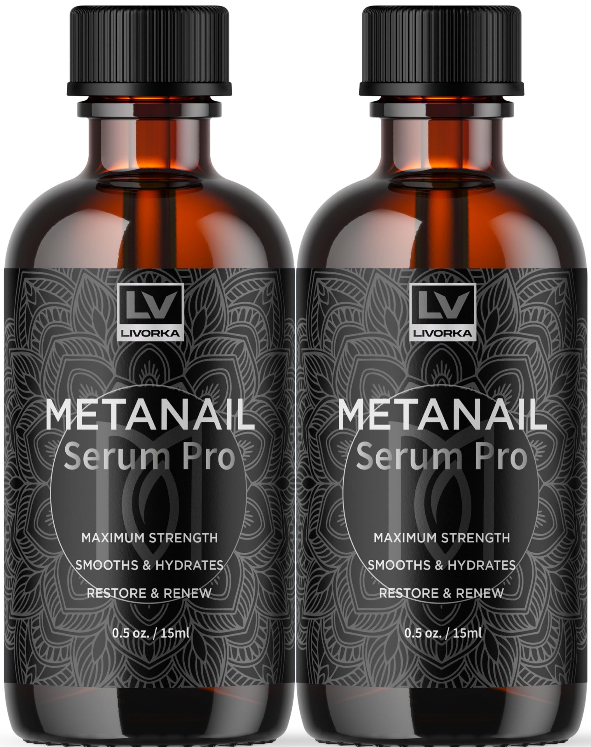 LIVORKA (2 Pack) Metanail Toenail Liquid, Metanail, Metanail Bottle, Meta Nail, Metanail Drops for Nails, Meta Nail Liquid, Metanail Nail 2 Bottles