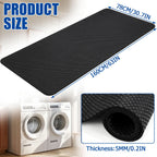 Gsbomzap Doubled-Sided Non Slip Under Washing Machine Mat, 63" x 30.7"