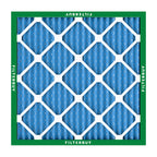 Filterbuy 20x20x1 Air Filter MERV 13 Optimal Smoke & Allergy Defense (6-Pack), Electrostatic Pleated HVAC AC Furnace Filters Replacement, Made in USA (Actual Size: 19.50 x 19.50 x 0.75)