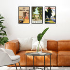 upsimples 11x17 Poster Frame, Easy Slide-In Assembly, Black, 3 Pack