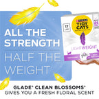 Purina Tidy Cats LightWeight Glade Clean Blossoms Litter, 17 lb