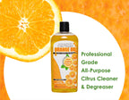 Cold Pressed Orange Oil Concentrate |12-ounce Professional Grade All-Purpose Citrus Cleaner, Degreaser & Pet Odor Eliminator Blend | Dilutes to 6 Gallons of Finished Product | Home and Outdoor Use