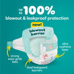 Pampers Baby Dry Ultra Cushiony Diapers, Size 6 (23-44 lbs), 144 Count, Up to 100% Leakproof (Packaging May Vary)