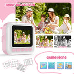 Instant Print Camera for Kids, Toddler Camera Birthday Gifts for Girls 3-10