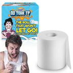 Gagster No Tear Toilet Paper Prank - Unrippable TP Roll, No Rip Toilet Paper Trick, Practical Joke for Adults & Kids, April Fools Day Gag, Novelty Toilet Paper, 1 Roll White