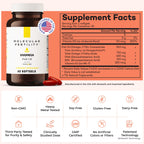 Molecular Fertility VIVOMEGA Fish Oil with VESIsorb® - Fertility Supplement for Women & Men - Doctor Formulated EPA DHA Omega 3 Fatty Acids, Vitamin D3 K2 for Reproductive Wellness - 60 Softgels
