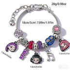 Ugecl K.Pop Demon Hunters DIY Bracelet for Women, Charms Bracelet with Customizable Order, Pop Jewelry Accessories, Birthday Gifts