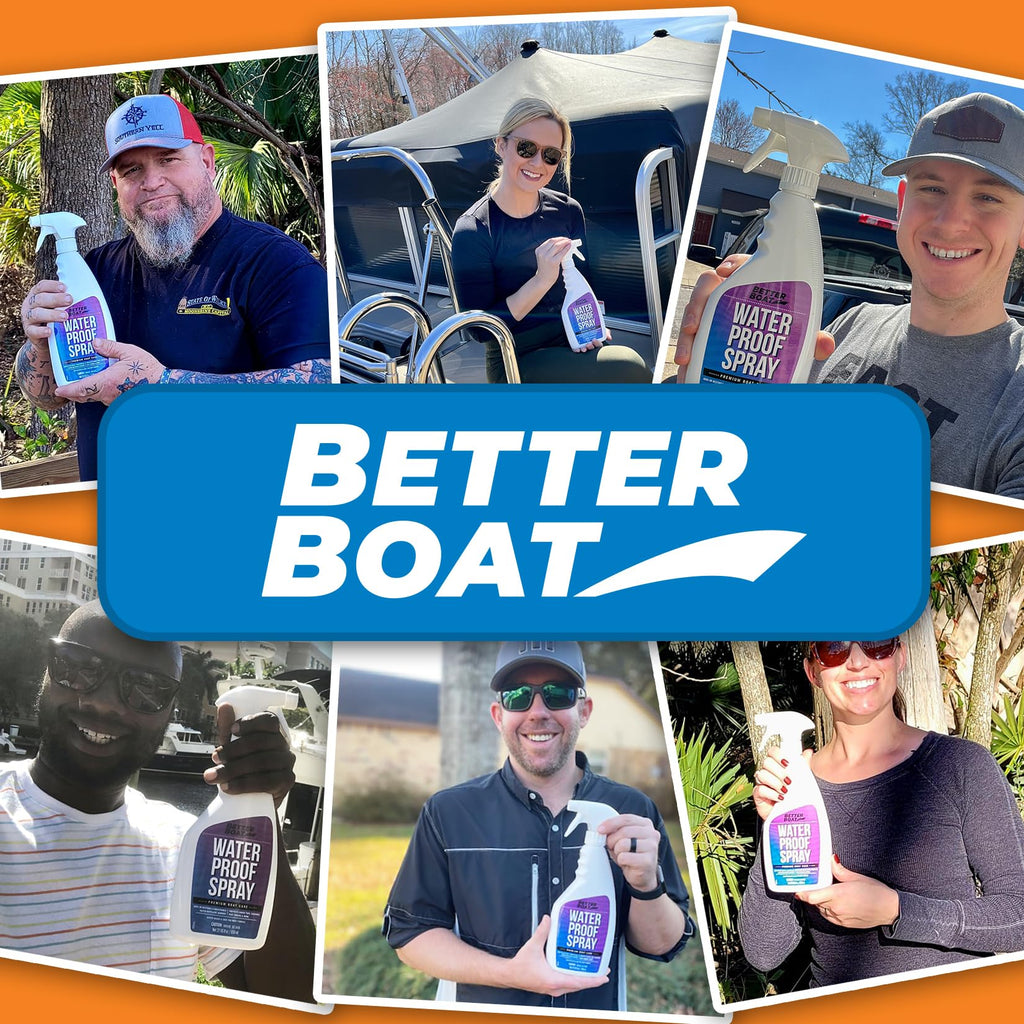 Better Boat Waterproofing Spray for Fabric 1 Gallon, Heavy Duty Water Proof Spray for Outdoor Canvas, Jackets, Tents, Clothing and Boots, Water Repellent Protector
