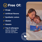 Mommy's Bliss Kids Sleep Gummies with Melatonin, Support Your Natural Sleep Process, Age 3 Years to Adults, Strawberry Flavor, 1G of Sugar, 60 Gummies (Pack of 3)