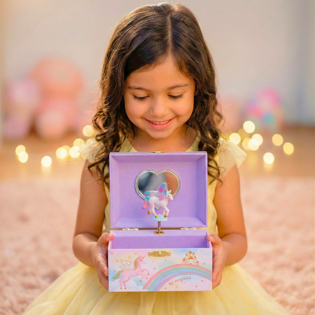 Giggle & Honey® Musical Unicorn Jewelry Box for Girls