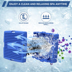 DONJOP Hot Tub Mineral Cartridge for Sundance Spas,Silver Ion Cartridge Can Last for 4 Months,Spa Mineral Cartridges Makes Your Spa Water Clean and Clarified 2 Pack
