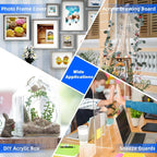 (10 Pack) 8" x 10" Clear Plexiglass Sheets 1mm Thick
