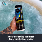 Spa Chlorine for Hot Tub Sanitizer 2lbs - Quick Dissolving Hot Tub Chlorine Granules, Spa Chemicals Made in The USA - AquaDoc