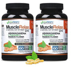 2 Pack, Original Muscle Relaxant 24/7 Day/Night Max Strength with Magnesium