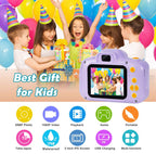 Agoigo Kids Waterproof Underwater Camera Toys for Girls Age 3-12, Purple