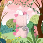 Zimomo Clothes for labubu Dolls - Cute Green Dinosaur Outfit for 6.7 Inch (17cm) (Doll Not Included) - Perfect for Collectors and Dress-Up (Green Dinosaur Set)