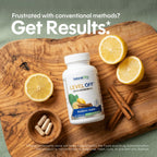 Level Off Glucose Support Supplement – After-Meal Support Formula for Healthy Post-Meal Glucose Response, Plant-Based Capsules for Metabolic Wellness, Vegan & Non-GMO – 120 Count (Pack of 1).