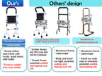 Stand Assist Aid for Elderly; Couch Stand Assist Rail; 4 Prong Canes for Women for Stability; Standing Support for Seniors Tight Spaces; Toilet Safety Rail; Height Adjustable; Weight 5lbs, Bear 350lbs