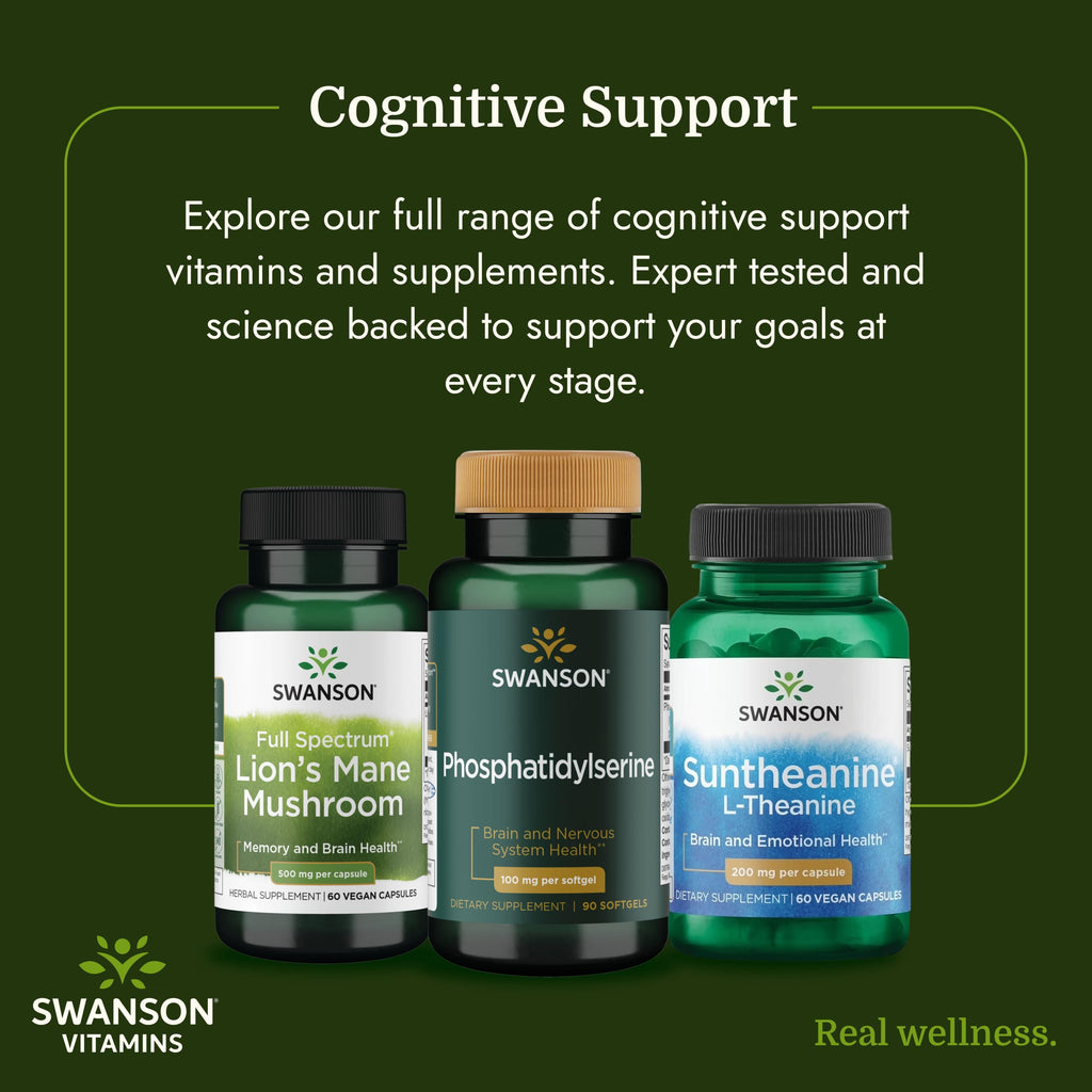 Swanson Phosphatidylserine 100 Milligrams 90 Sgels