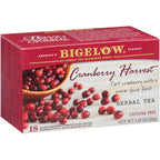 Bigelow Tea Cranberry Harvest Herbal Tea, 18 Count (Pack of 6)