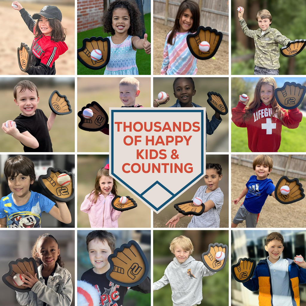 Toss and Catch Ball Game Set: Best Toy Gifts for Boys 9 8 7 6 5 4 2 3 Year Old Boy Birthday Gift Idea - Fun Toddler Boy Toys - Baseball Gifts for Girls & Boys Baseball Glove Trainer Toddler Presents
