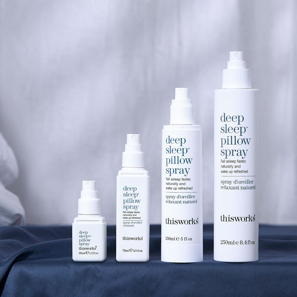 thisworks Deep Sleep Pillow Spray, 250 ml - Natural Sleep Aid with Essential Oils of Lavender, Vetivert and Camomile, 8.4 Fl Oz