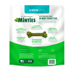 Minties Mint Dental Chews for Dogs, Medium Breeds 25-50 lbs, 60 Ct