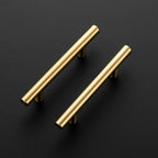 Ravinte 40 Pack 6 inch Cabinet Pulls Brushed Brass Stainless Steel Kitchen Drawer Pulls Cupboard Handles Cabinet Handles 3.75” Hole Center