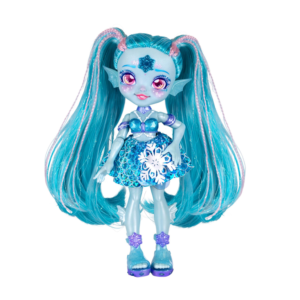 Magic Mixies Pixlings Shimmerverse Series, Create & Mix Magic Potion to Magically Reveal Marena The Ice Mermaid, This Beautiful 6.5" Shimmerverse Pixling Fashion Doll Appears Inside The Potion Bottle